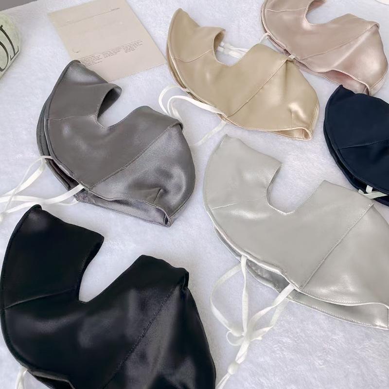 22 Mommy 100% mulberry silk mask in stock, full-face breathable, ladies' facekini, thin silk sunscreen mask