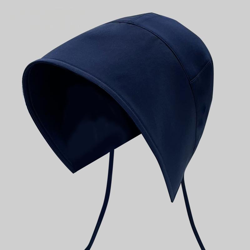 New summer product 22 momme silk fisherman hat Cross-border 100 mulberry silk sun hat for traveling