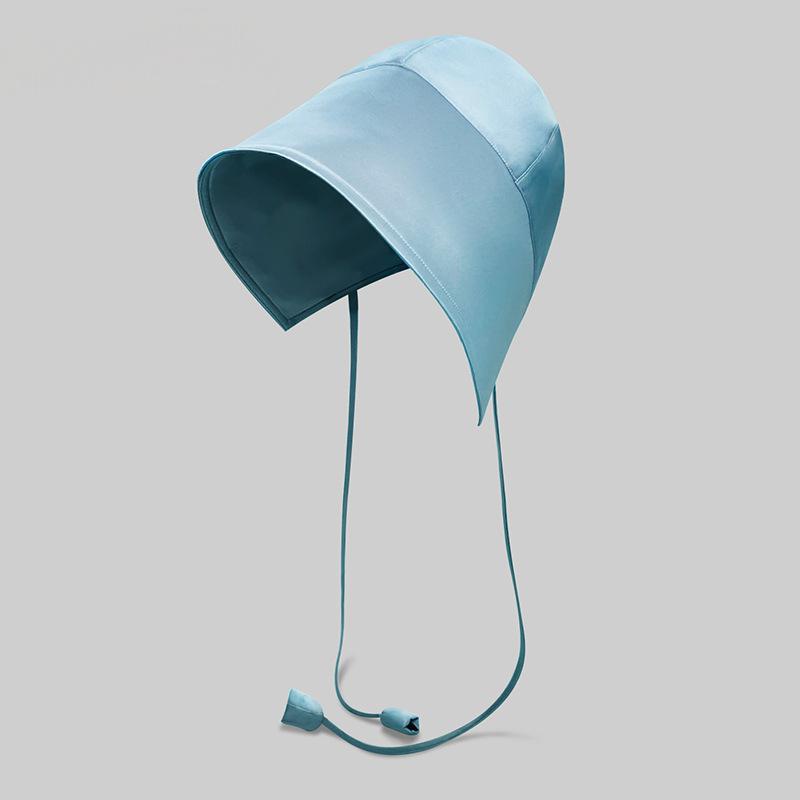 New summer product 22 momme silk fisherman hat Cross-border 100 mulberry silk sun hat for traveling