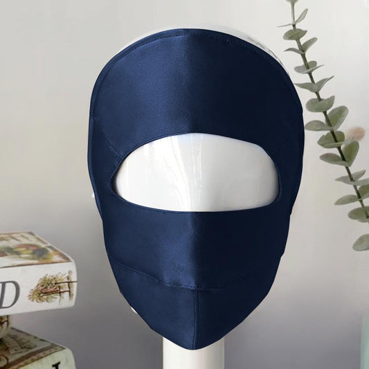 22 Mommy 100% mulberry silk mask in stock, full-face breathable, ladies' facekini, thin silk sunscreen mask