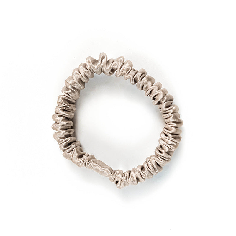 100% silk hair band 1cm small size 19 momme heavyweight ins style hair band