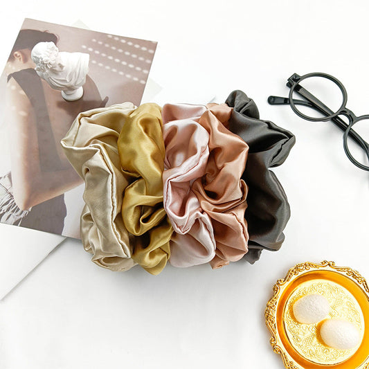 22 Momme Shiny Satin 6cm Silk Hair Tie Extra Large