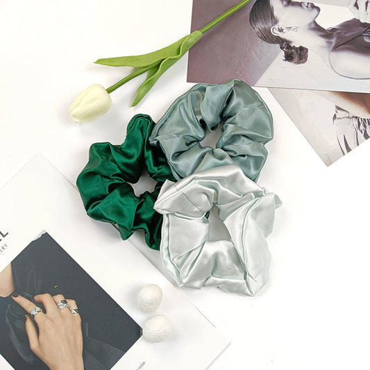 6cm Large Silk Colon Hair Ring 19 Mommy Silk Hair Accessories Headband Hair Flower